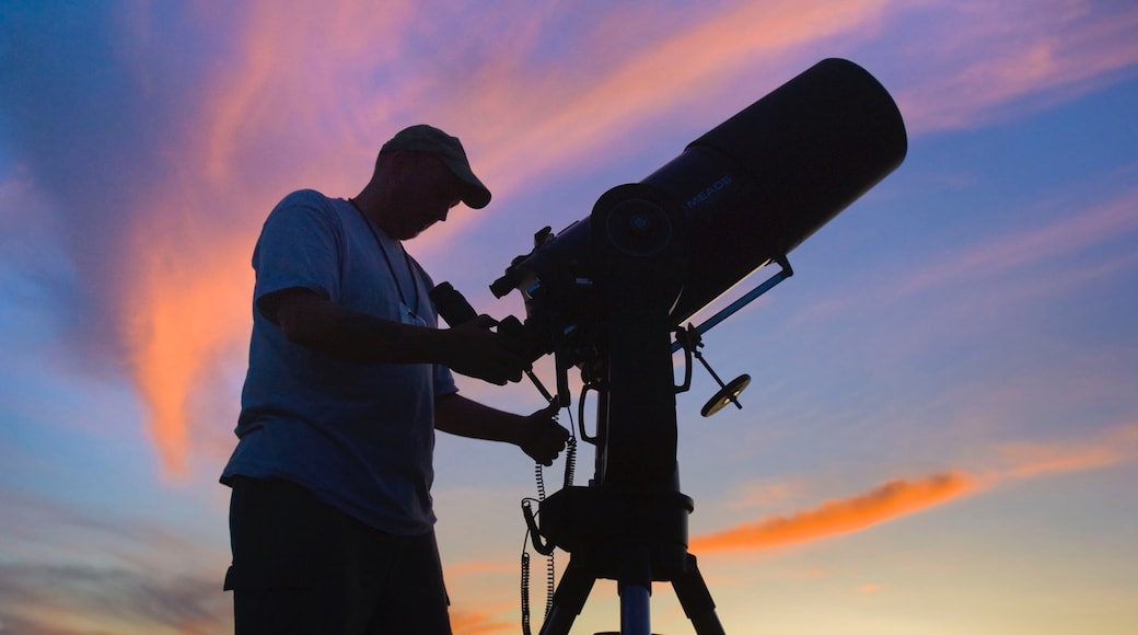 Valentine which includes a sunset as well as an individual male