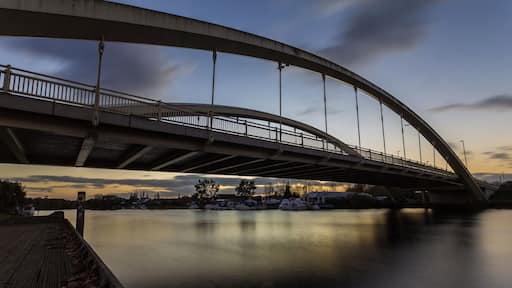 Walton Bridge at dusk
