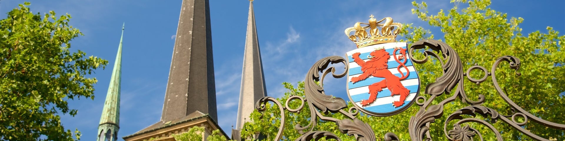 Luxembourg which includes a church or cathedral