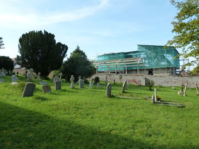 St Mary, Iwerne Courtney: churchyard (c)