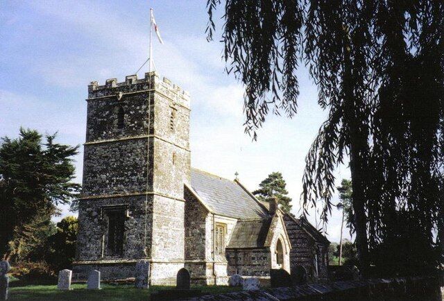 Winterborne Zelston: parish church of St. Mary With the exception of the 15th-century tower, the church was rebuilt in 1865.