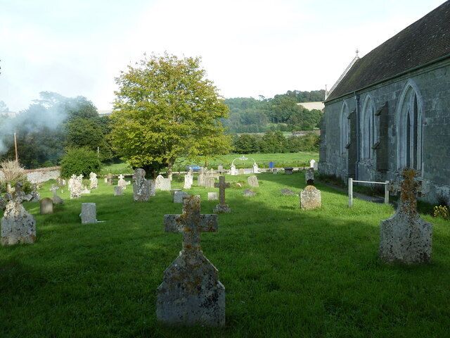 St Mary, Iwerne Courtney: churchyard (g)
