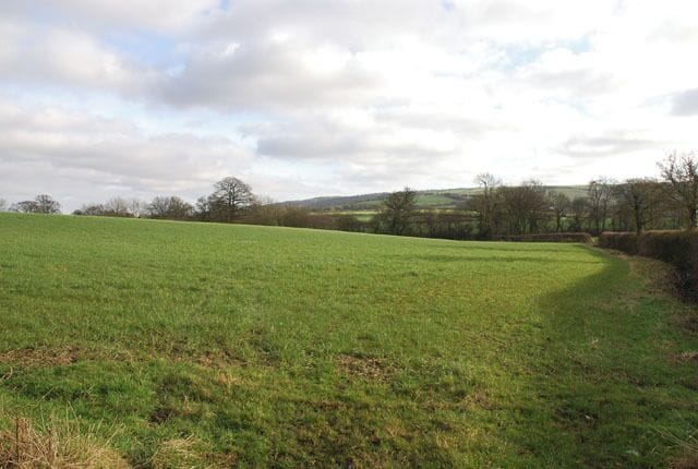 Farmland just outside Okeford Fitzpaine