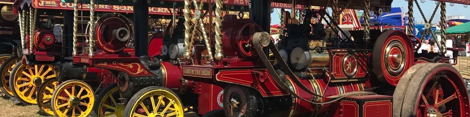Great day out over August Bank Holiday not just a steam fair although the biggest of its kind in the world . Autos, Monster Trucks, Bikes, Live Music and so much more