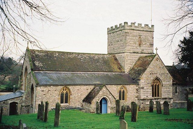 St Mary's parish church, Winterborne Whitechurch, Dorset, seen from the southwest