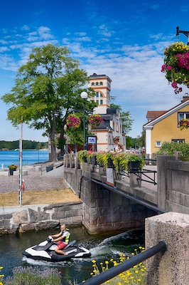 Nice coastal town on the route to stockholm