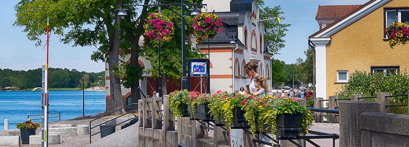 Nice coastal town on the route to stockholm