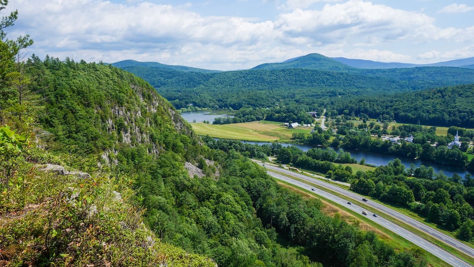View from The Palisades, Fairlee, Vermont
