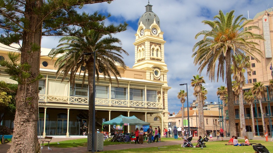 Glenelg featuring a park and heritage architecture