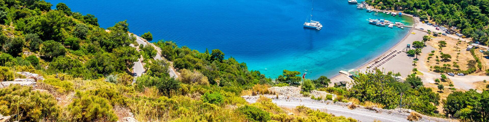 Sarsala Bay in Dalaman Town of Turkey