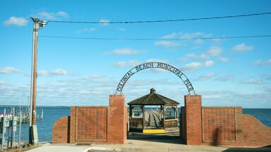 The Colonial Beach Municipal Pier in Colonial Beach, Virginia