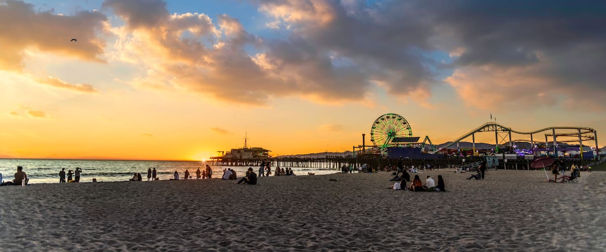 Santa Monica pier Los Angeles