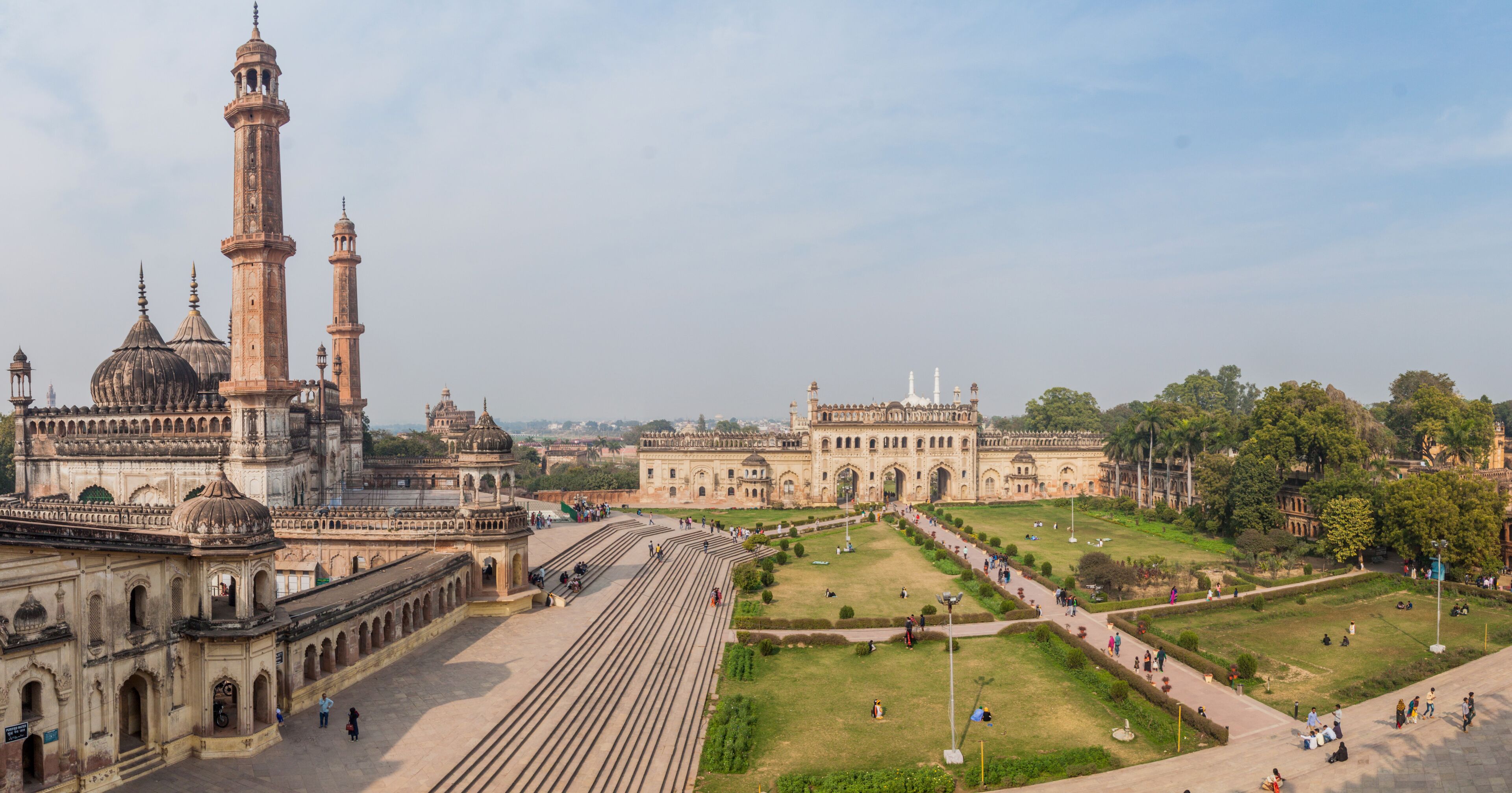 LUCKNOW, INDIA - FEBRUARY 3, 2017: Asfi mosque at Bara Imambara complex in Lucknow, Uttar Pradesh state, India