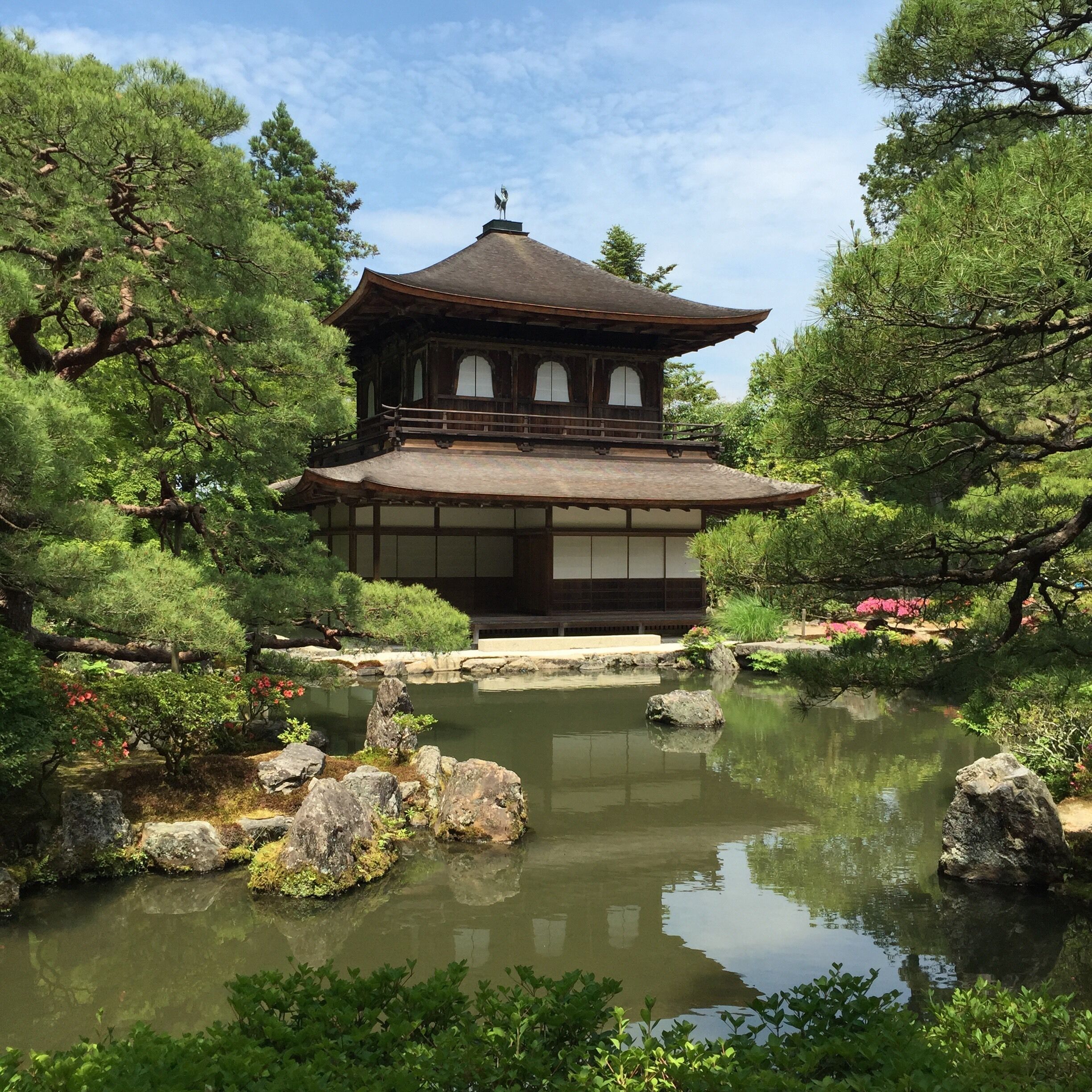 Ginkaku-ji, while not as opulent as Kinkaku-ji, is still gorgeous.