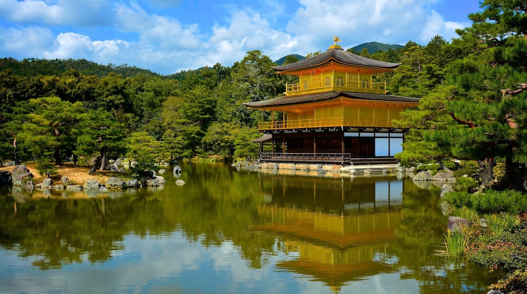 Kinkaku-Ji, the Golden Pavilion, in Kyoto, Japan.