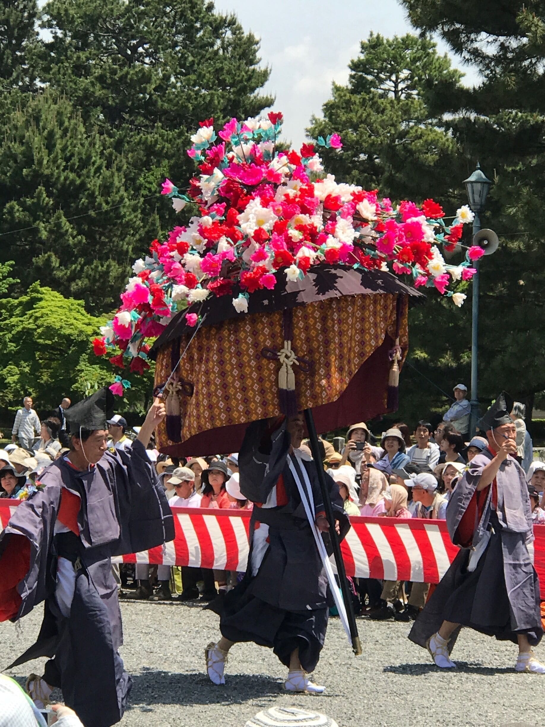 Aoi Matsuri held every May 15. One of 3 most important festivals in Kyoto.