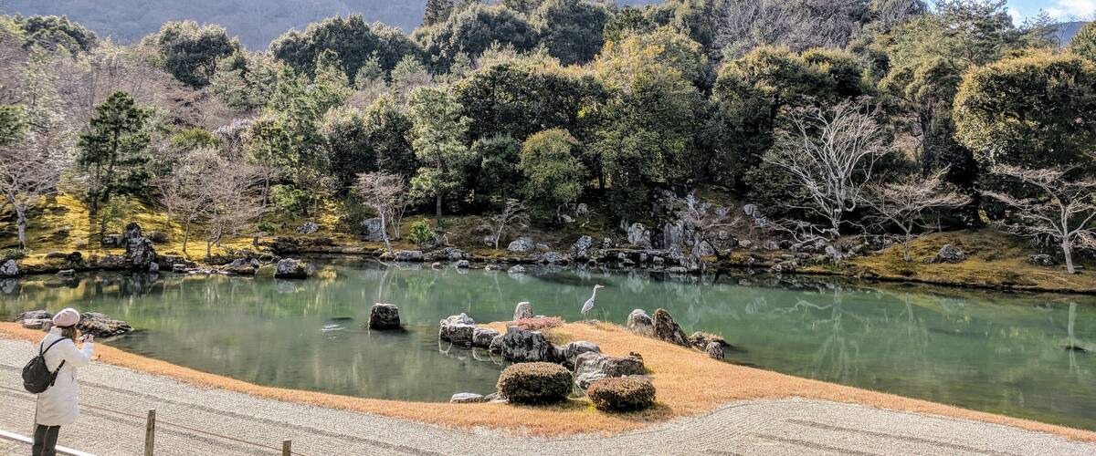 The Sogenchi Zen garden in the Tenryuji temple is a one of the five great Zen temple gardens in Kyoto's Arashiyama district. Zen gardens like these were intended to imitate the essence of nature and serve as an aid to meditation about the true meaning of existence.
#history #trovember #outdoors #zen #garden #arashiyama #kyoto #kansai #japan #asia