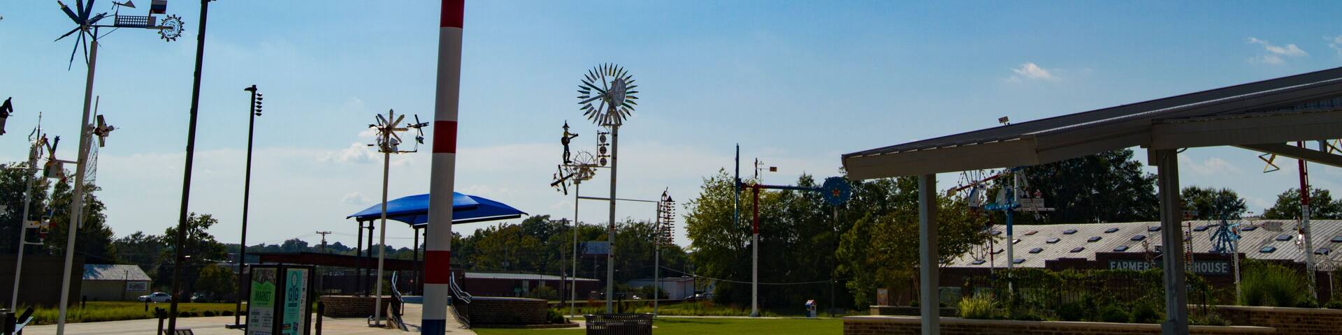 Public Whirligig Park, The Worlds Largest Whirligigs In Wilson NC Park