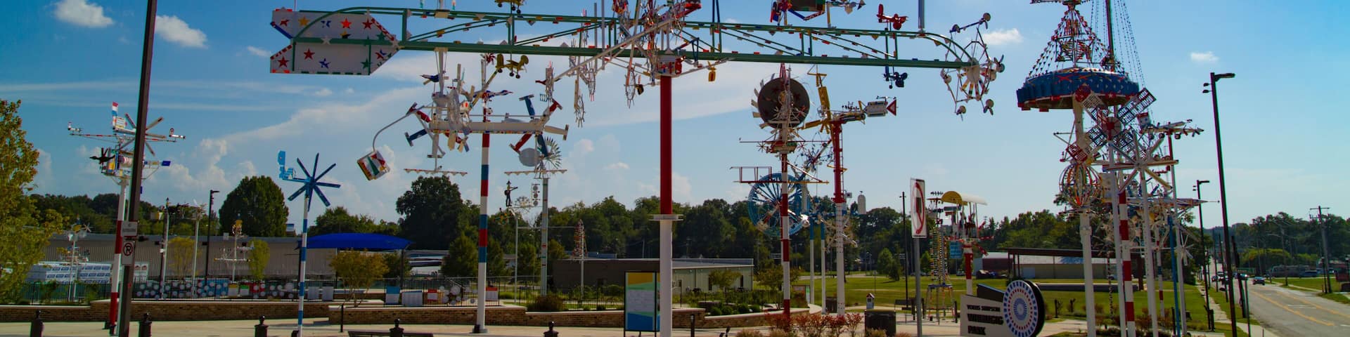 Public Whirligig Park, The Worlds Largest Whirligigs In Wilson NC Park