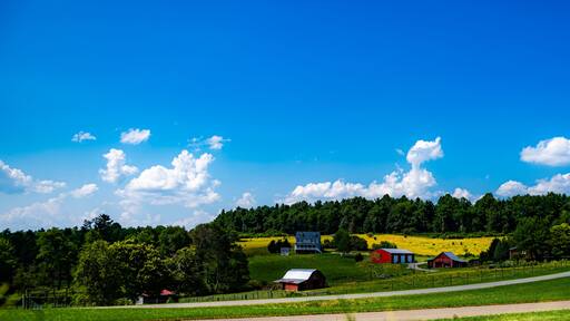 Misty Trail Overlook on Blue Ridge Parkway
