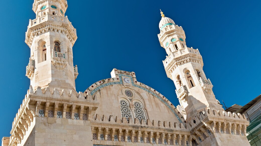 In the streets of Algiers, the capital of Algeria. Ketchaoua Mosque in the historic Casbah district. Africa.