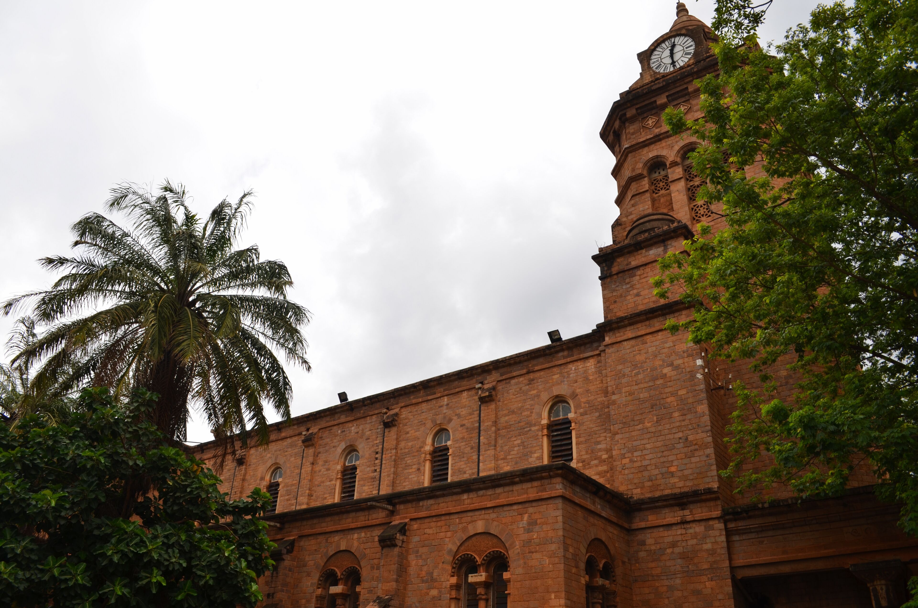 Side of the Sacred Heart Cathedral in Bamako, Mali
