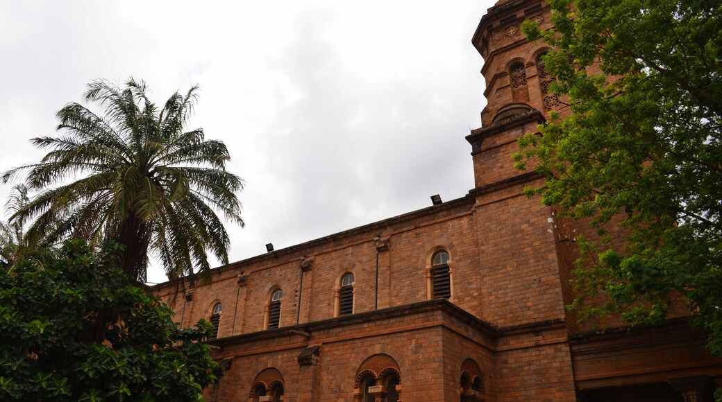 Side of the Sacred Heart Cathedral in Bamako, Mali