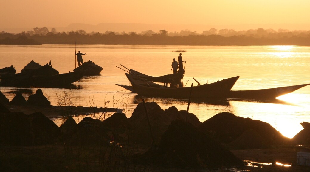 Abend am Niger bei Bamako - Mali