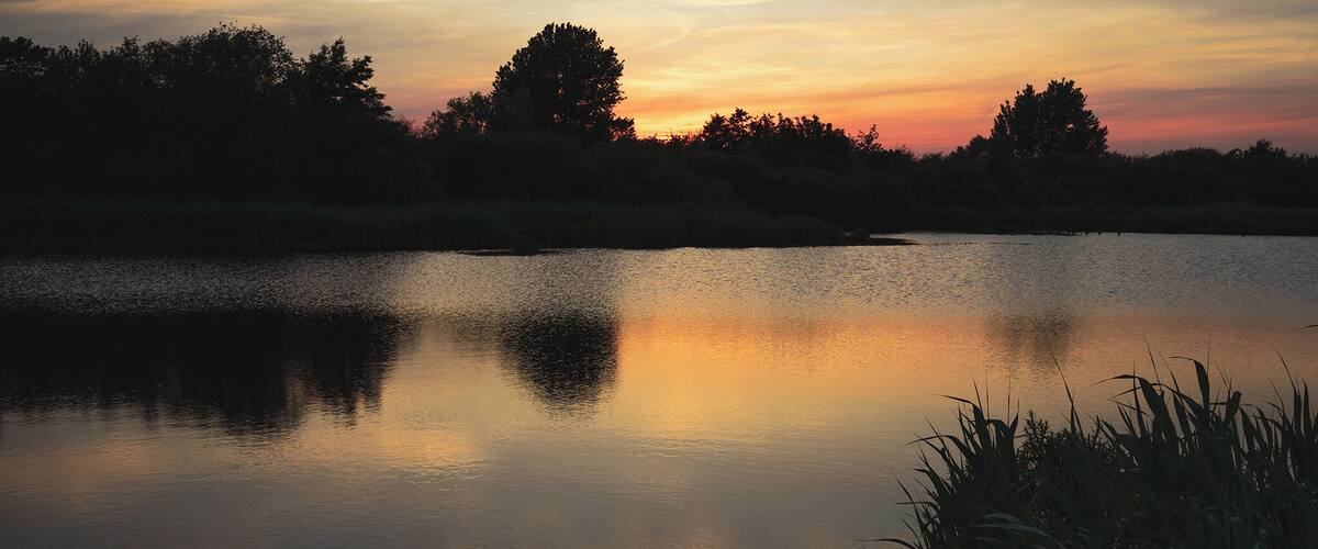 A very nice nature reserve ideal for an evening walk!