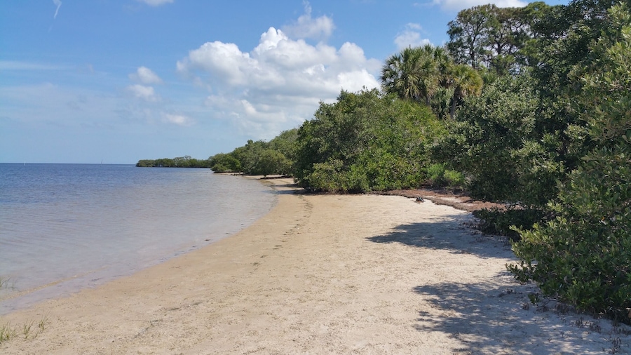 Lovely isolated spot with white sands and Gulf waters as far as the eye can see #wanderlust #Florida