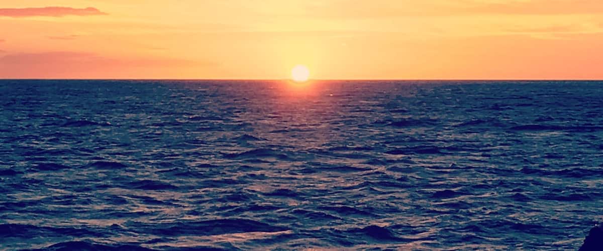 Sunset on the Water. Ahh, the simple pleasures in life are always free...