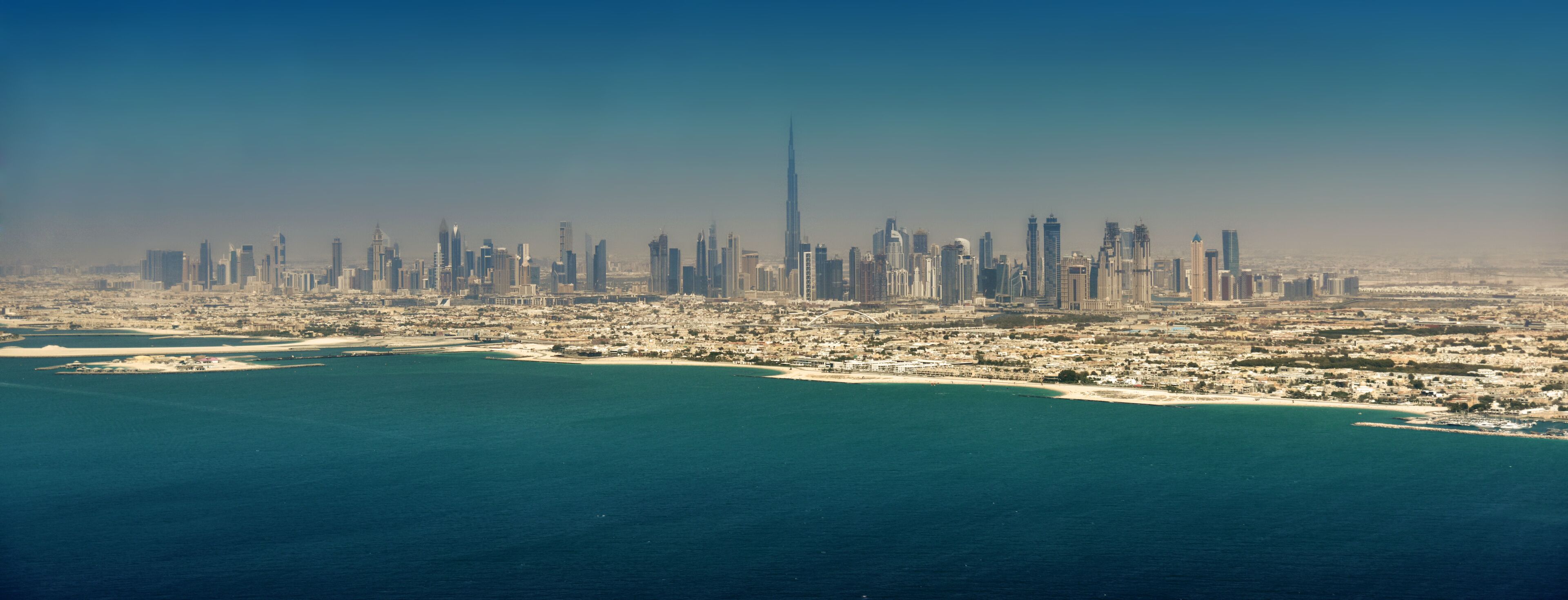 Panoramic view of Dubai