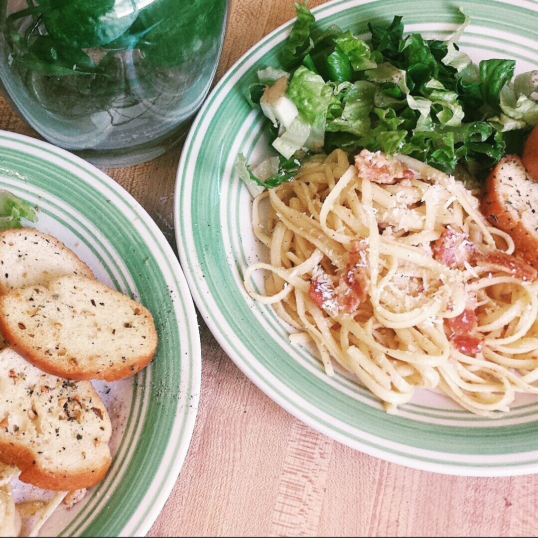 Tried to follow the original carbonara recipe. No cream, just eggs and parmigiano reggiano. #delicious #italian #food #yummy #travel #homemade 