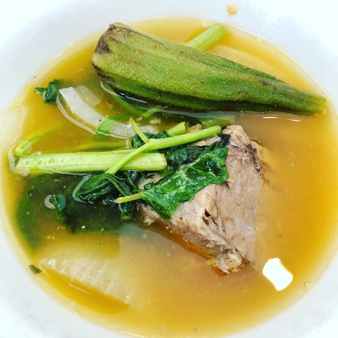 One of my favourite Filipino foods: Sinigang.  #foodie #epicurean #soup #nutrition #veggies #vegetables #beefbrisket #soursoup #filipino #filipinocuisine