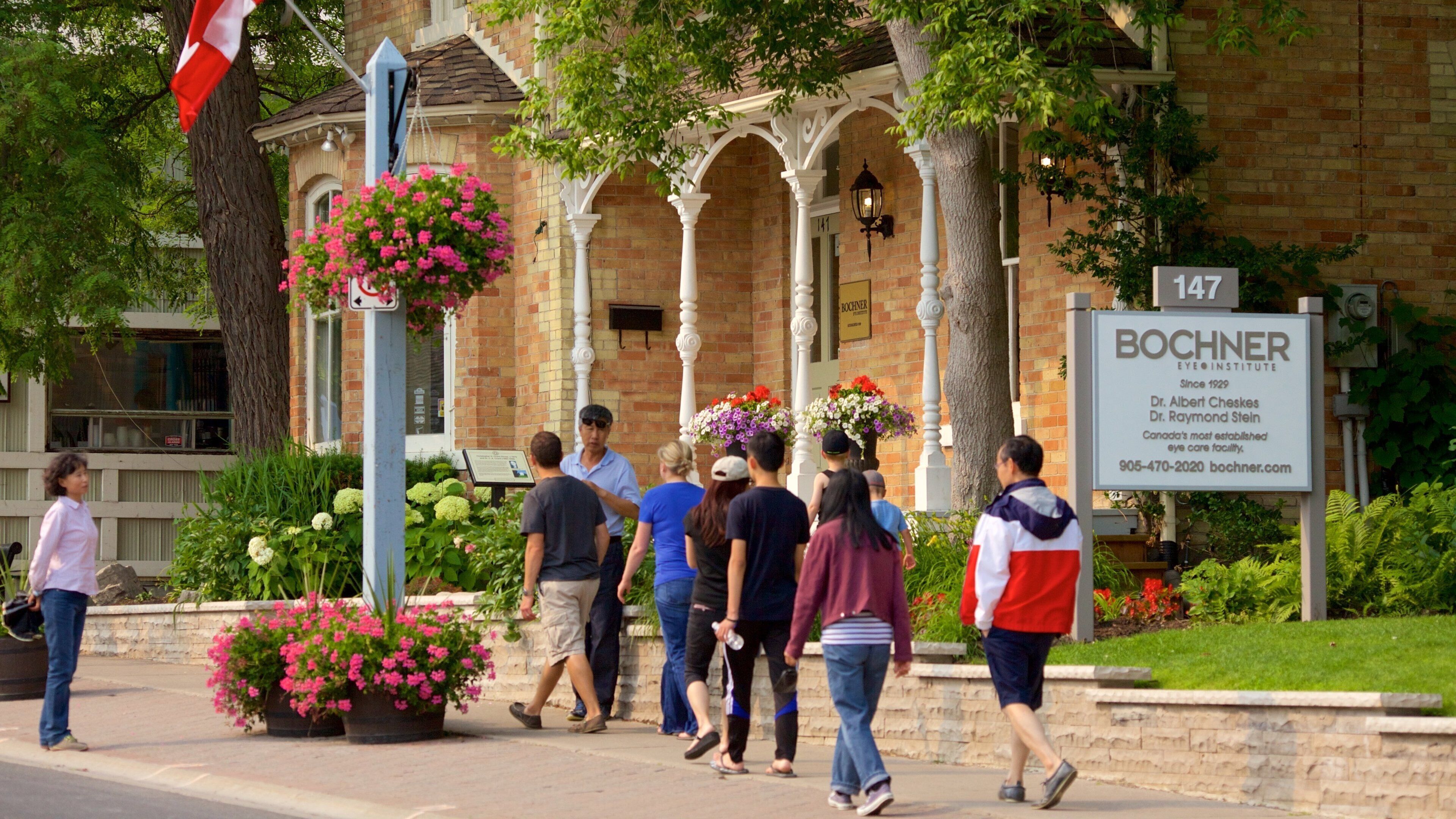 Markham which includes street scenes and flowers as well as a couple