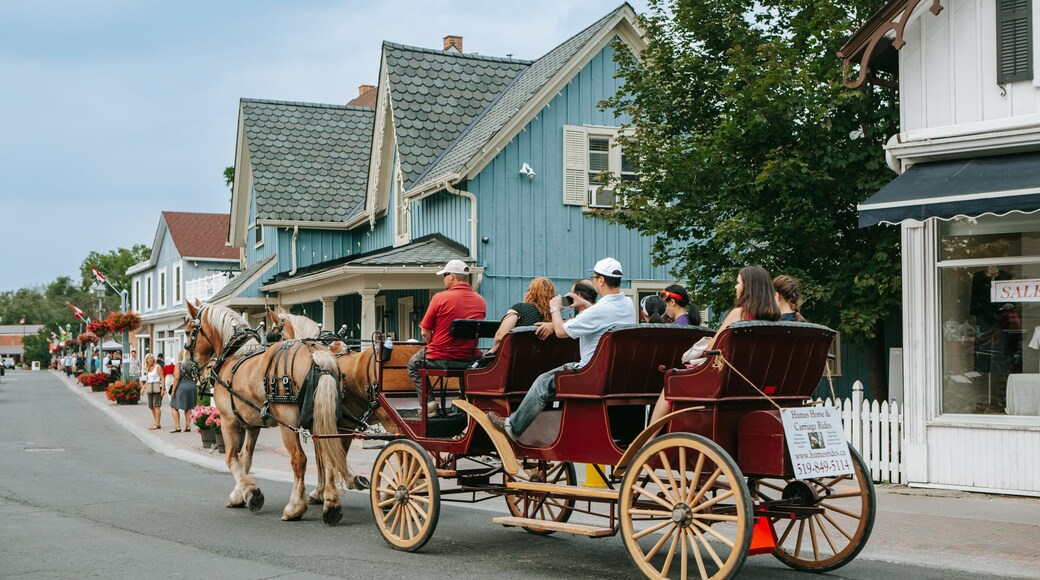 Markham showing horseriding, street scenes and heritage elements
