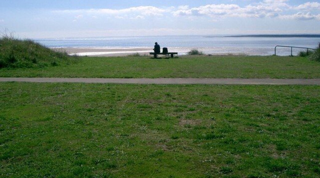 The Tay Estuary. Viewed from public park in Monifieth.