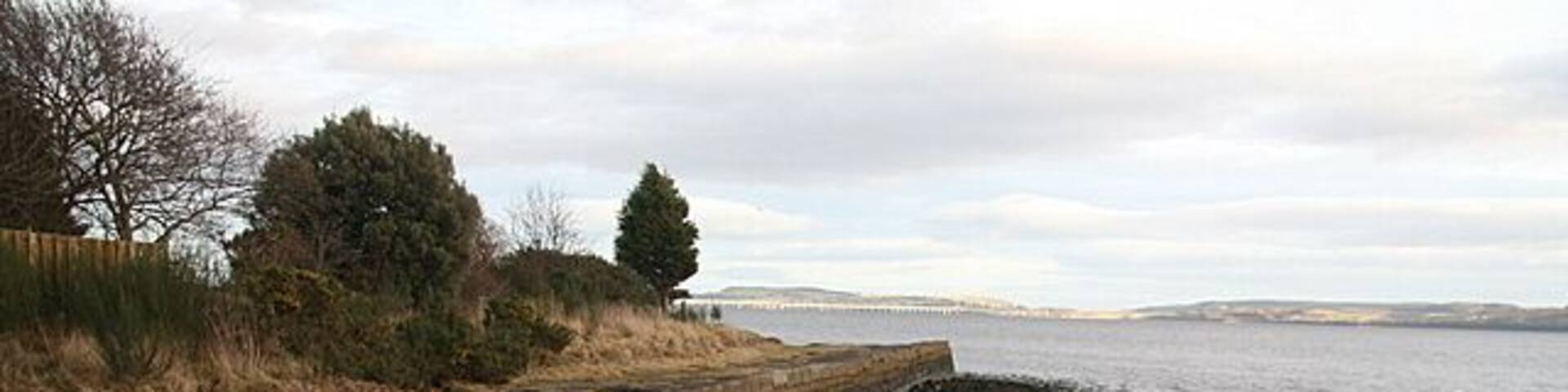 Disused pier, Invergowrie The pier was used to ship stone from the nearby Kingoodie quarry.
