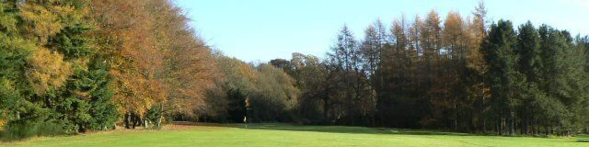 Flooded fairway On Camperdown golf course.