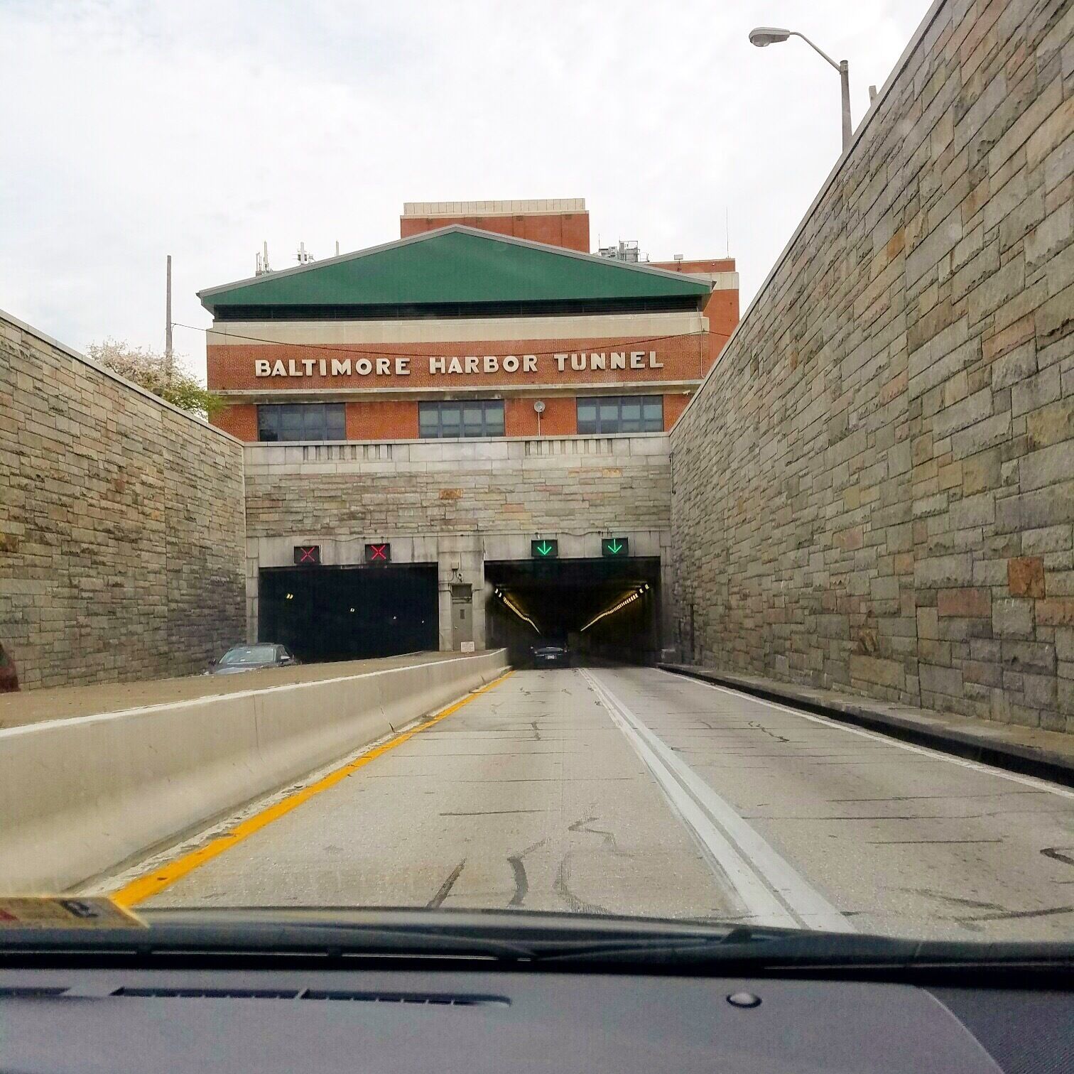 Headed into the underground tunnel 