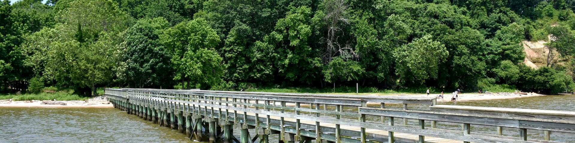 Fishing pier in Leesylvania State Park, Woodbridge, Virginia