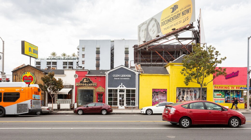 West Hollywood which includes signage