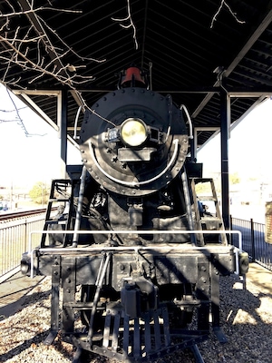 Under a shed adjacent to the red brick depot in downtown Winder is Gainesville Midland No. 208, a Baldwin 2-10-0 built in 1930. This locomotive also served as Seaboard Air Line No. 530. Seaboard donated it to Winder and Barrow County in 1959.