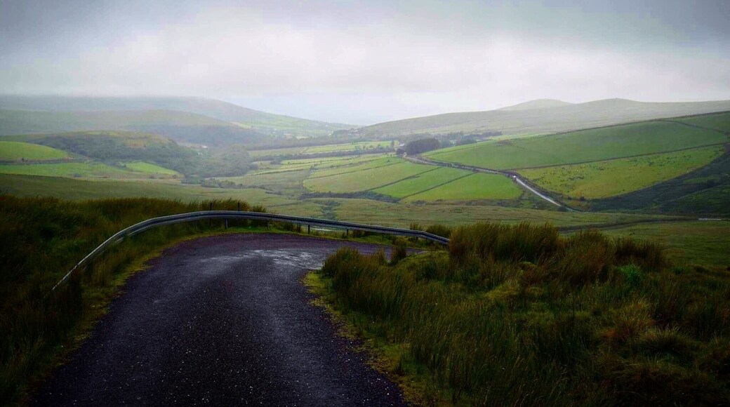 Beautiful view from the mountains of County Kerry