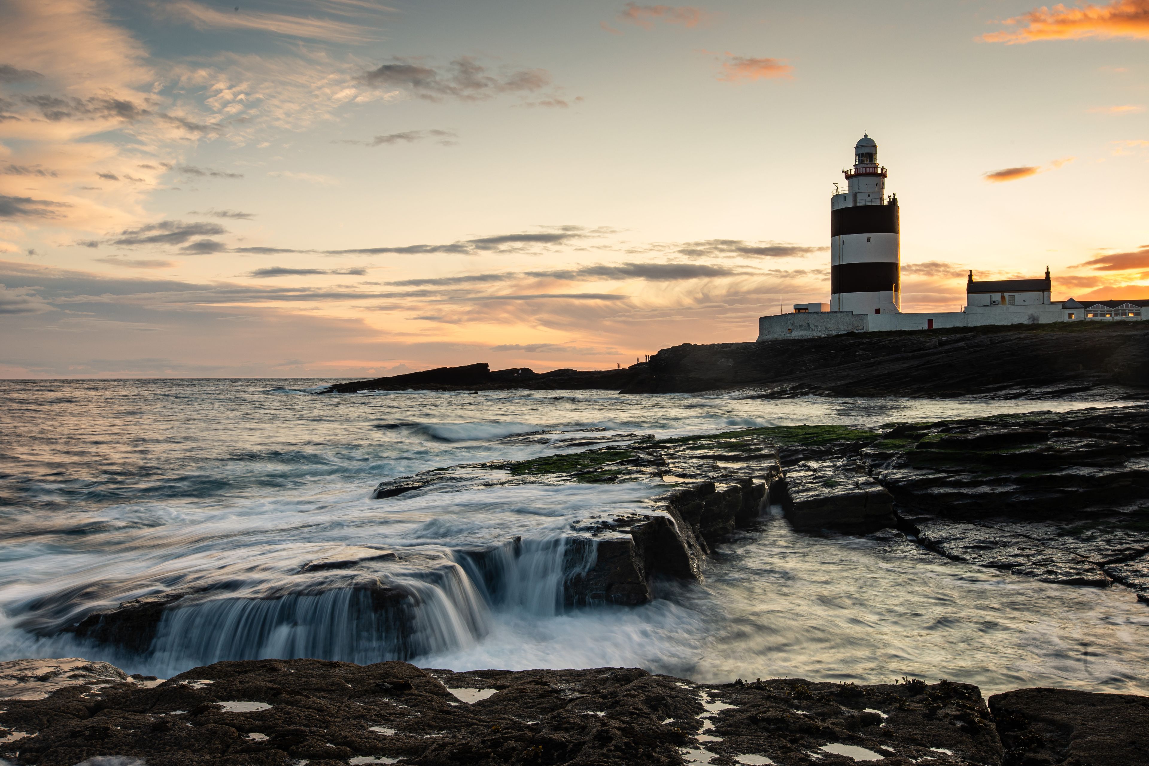 Lovely Hook Lighthouse, Hook Peninsula, County Wexford, Ireland