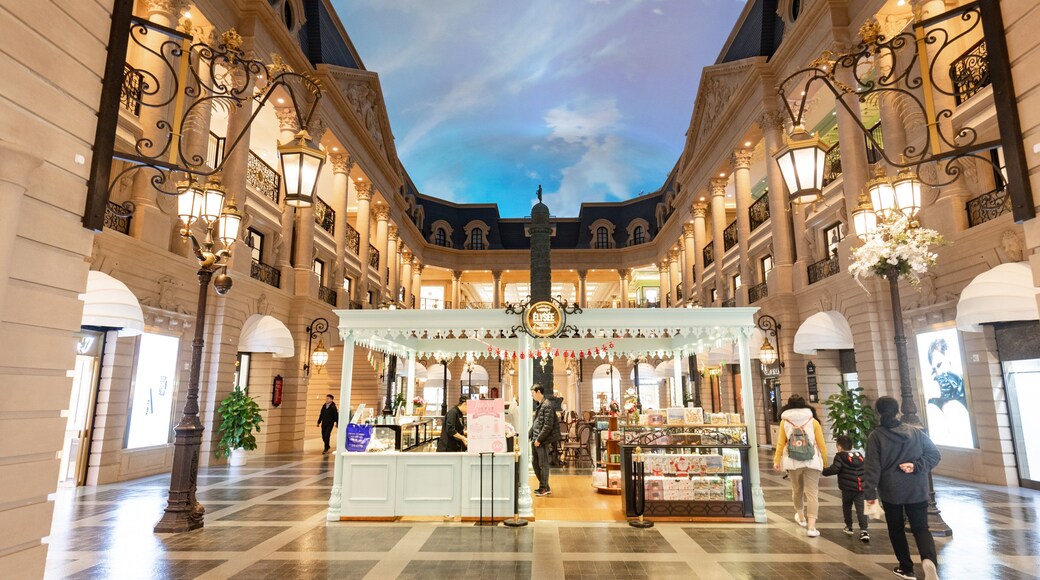 St Maarten and St Martin which includes shopping and interior views