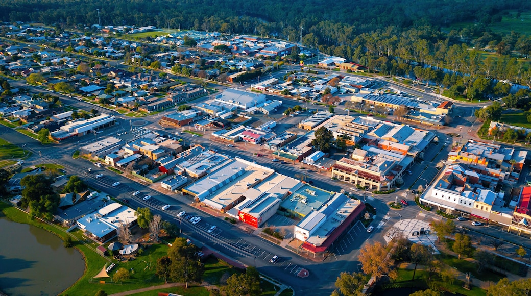 Deniliquin Aerial View CBD Riverina New South Wales NSW