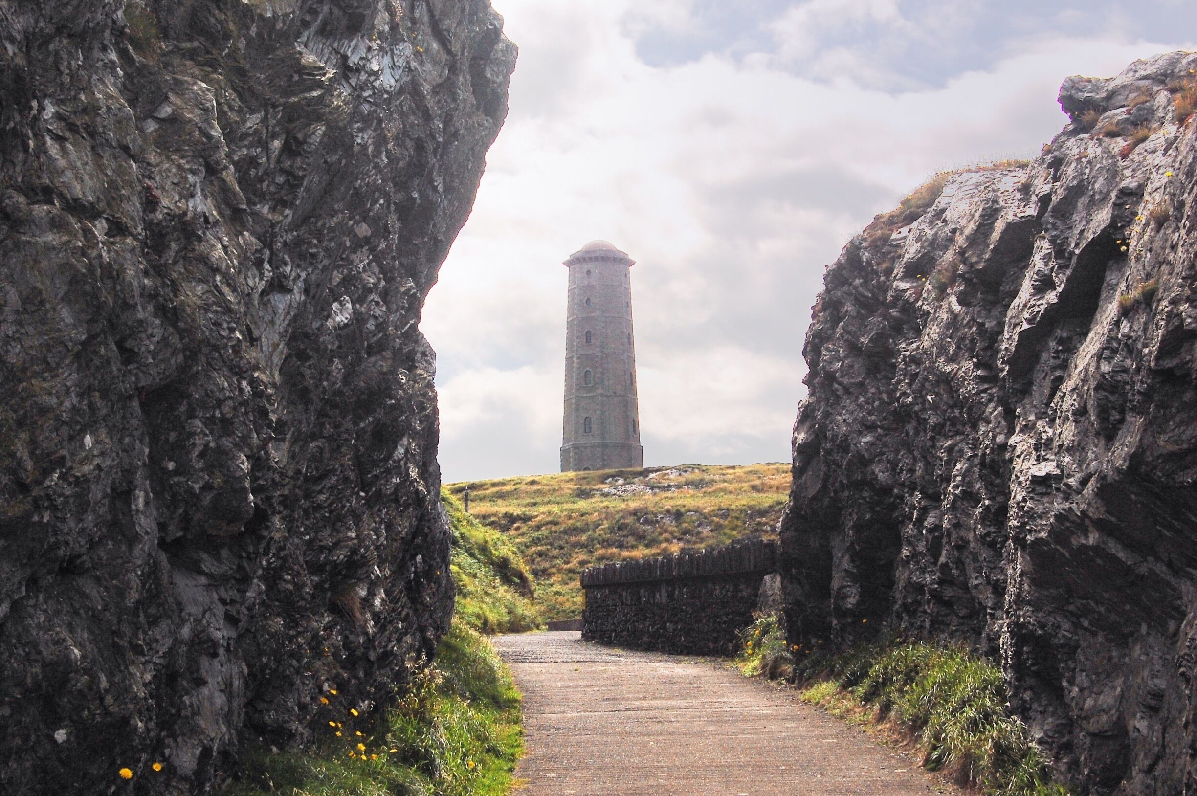 Approaching the lighthouse