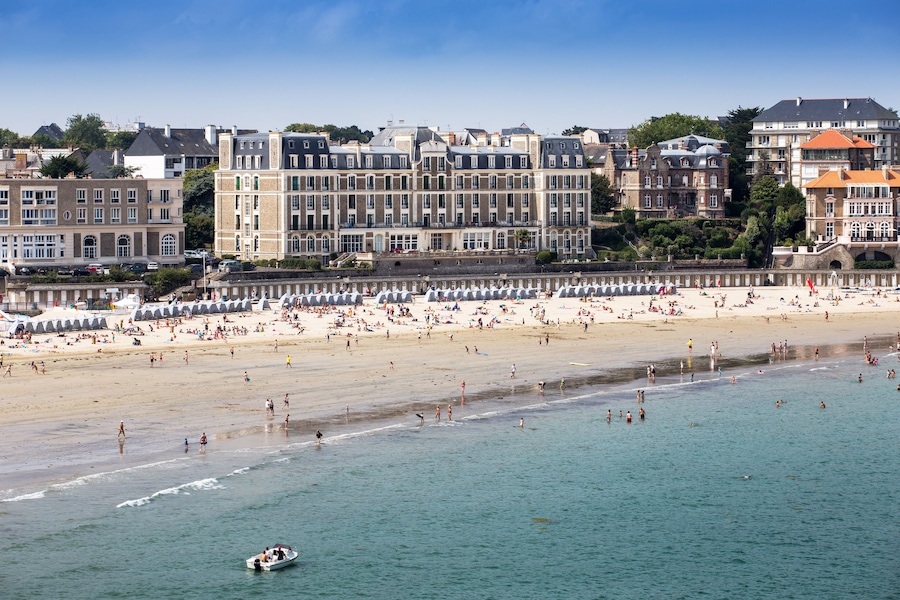 France, Ille et Vilaine, Emerald Coast, Dinard, Ecluse beach, Europe
