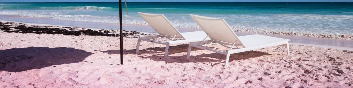 pink sands beach, Bahamas